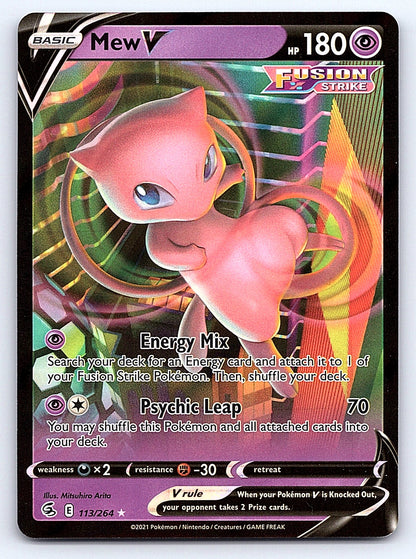 Mew V 113/264 – SWSH08: Fusion Strike
