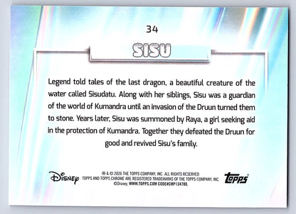 Sisu #34 Base — Topps Chrome Disney