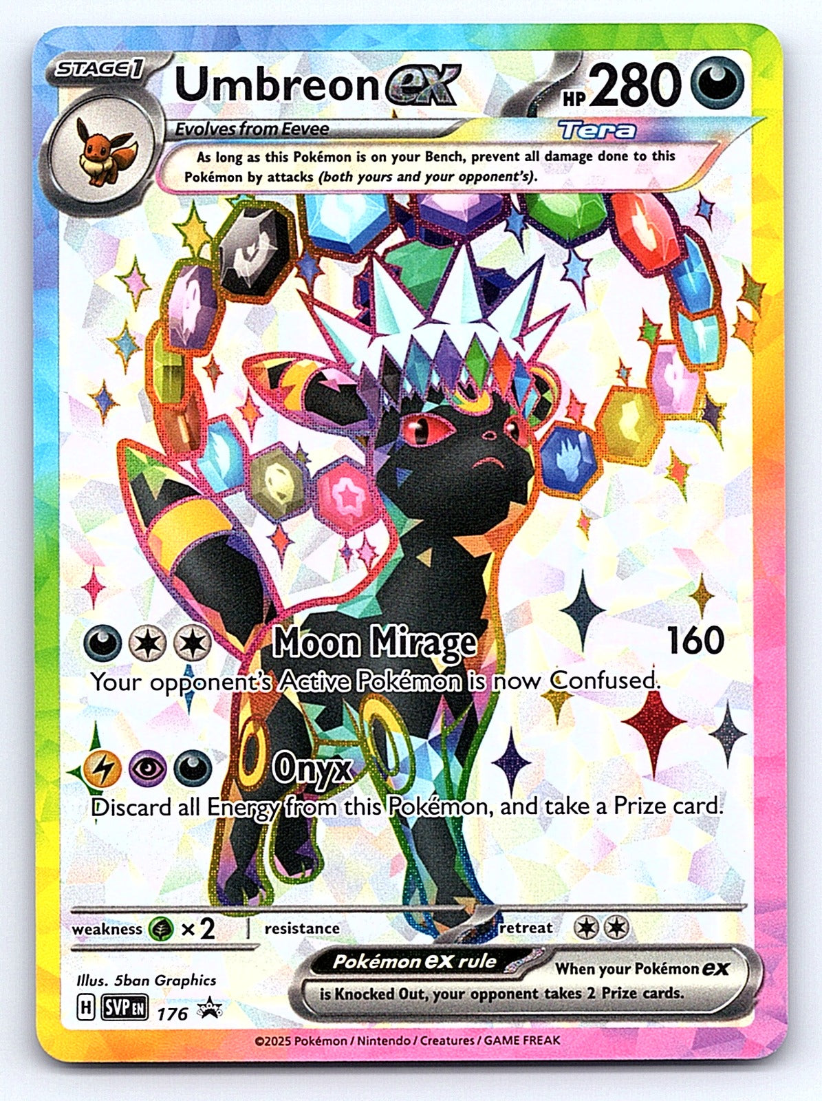 Umbreon ex - 176 SVP 176 – SV: Scarlet & Violet Promo Cards
