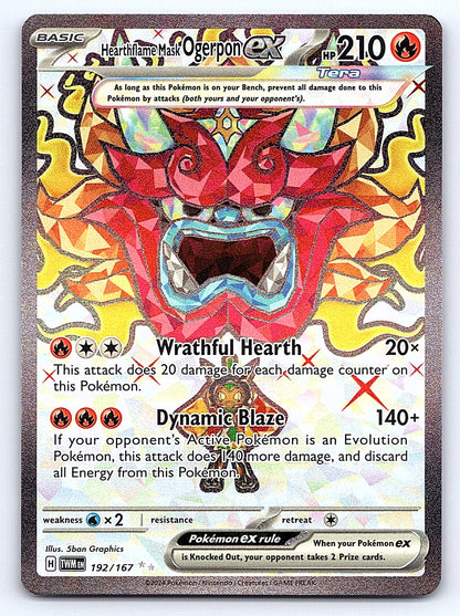 Hearthflame Mask Ogerpon ex 192/167 – SV06: Twilight Masquerade
