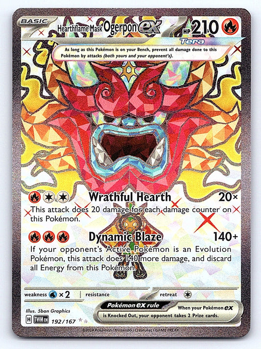 Hearthflame Mask Ogerpon ex 192/167 – SV06: Twilight Masquerade