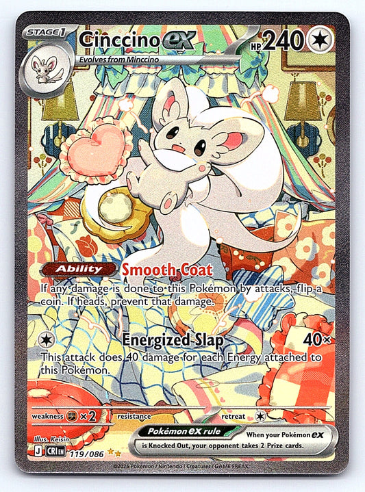 Cinccino ex 119/086 – ME04: Chaos Rising
