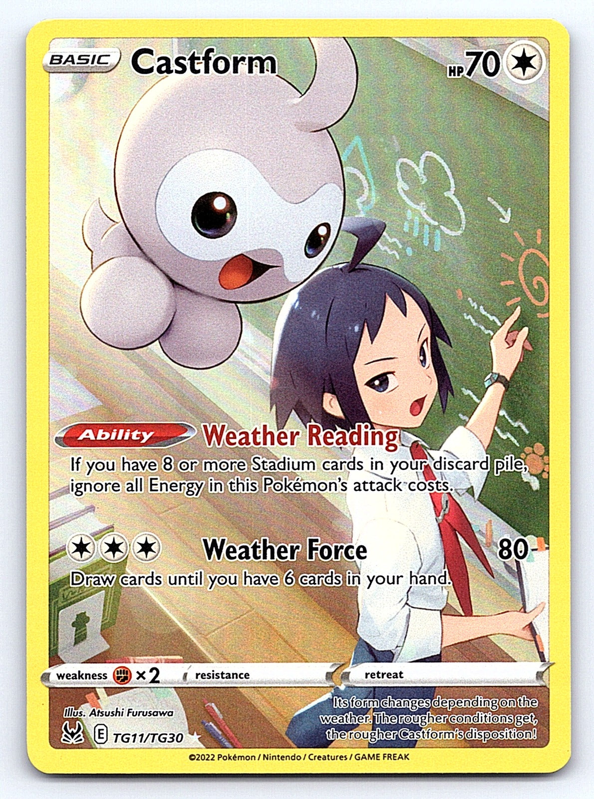 Castform TG11/TG30 – SWSH11: Lost Origin Trainer Gallery