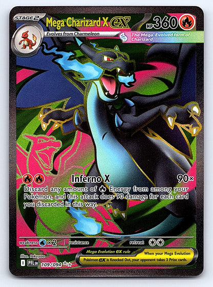Mega Charizard X ex 109/094 – ME02: Phantasmal Flames