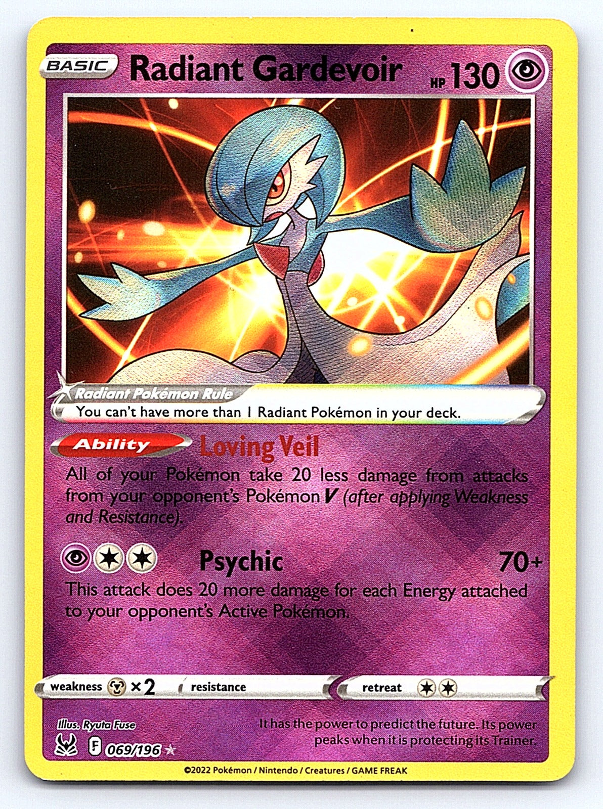 Radiant Gardevoir 069/196 – SWSH11: Lost Origin