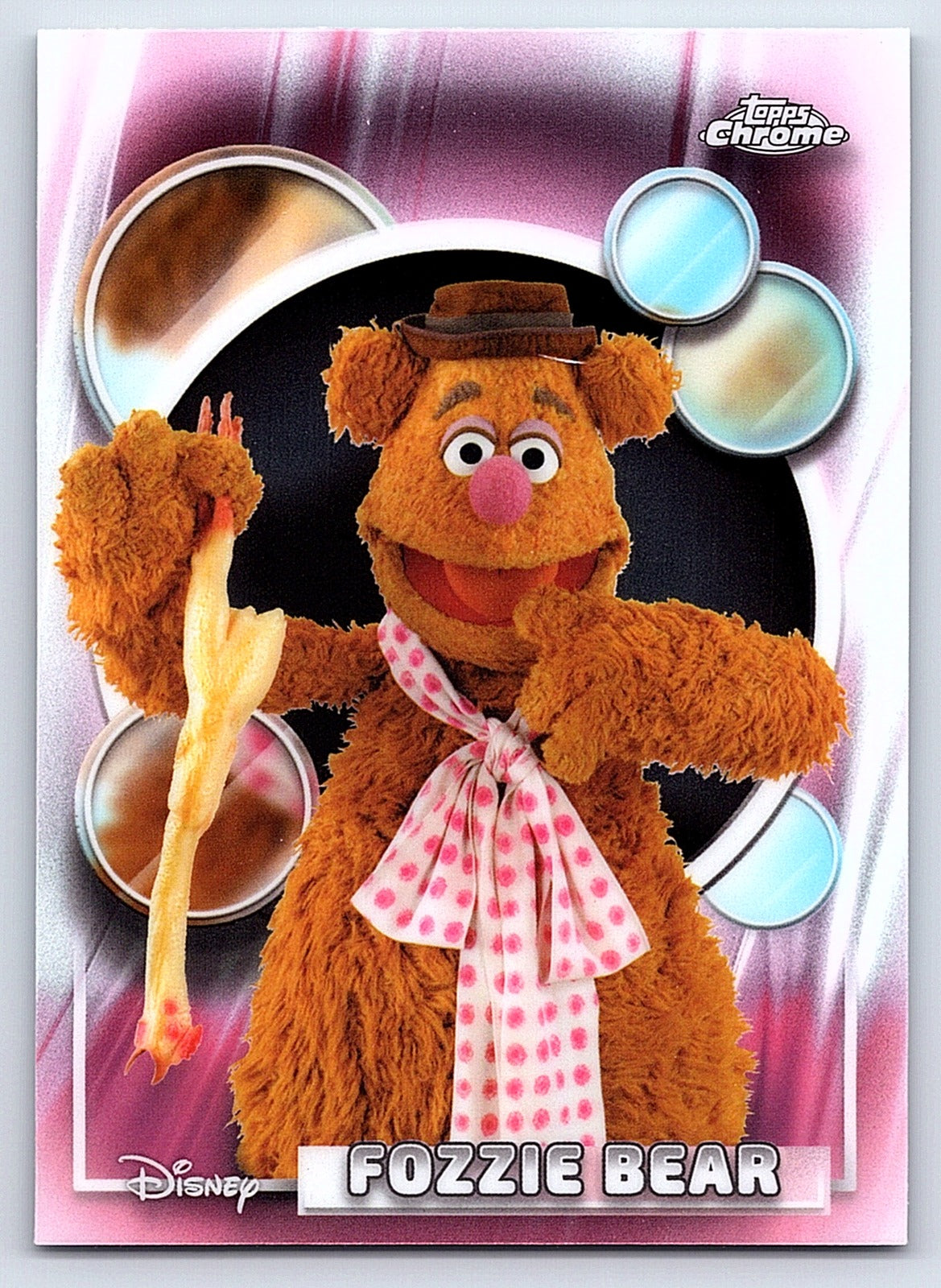Fozzie Bear #56 Base — Topps Chrome Disney