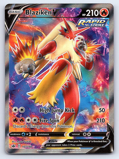 Blaziken V (Full Art) 161/198 – SWSH06: Chilling Reign