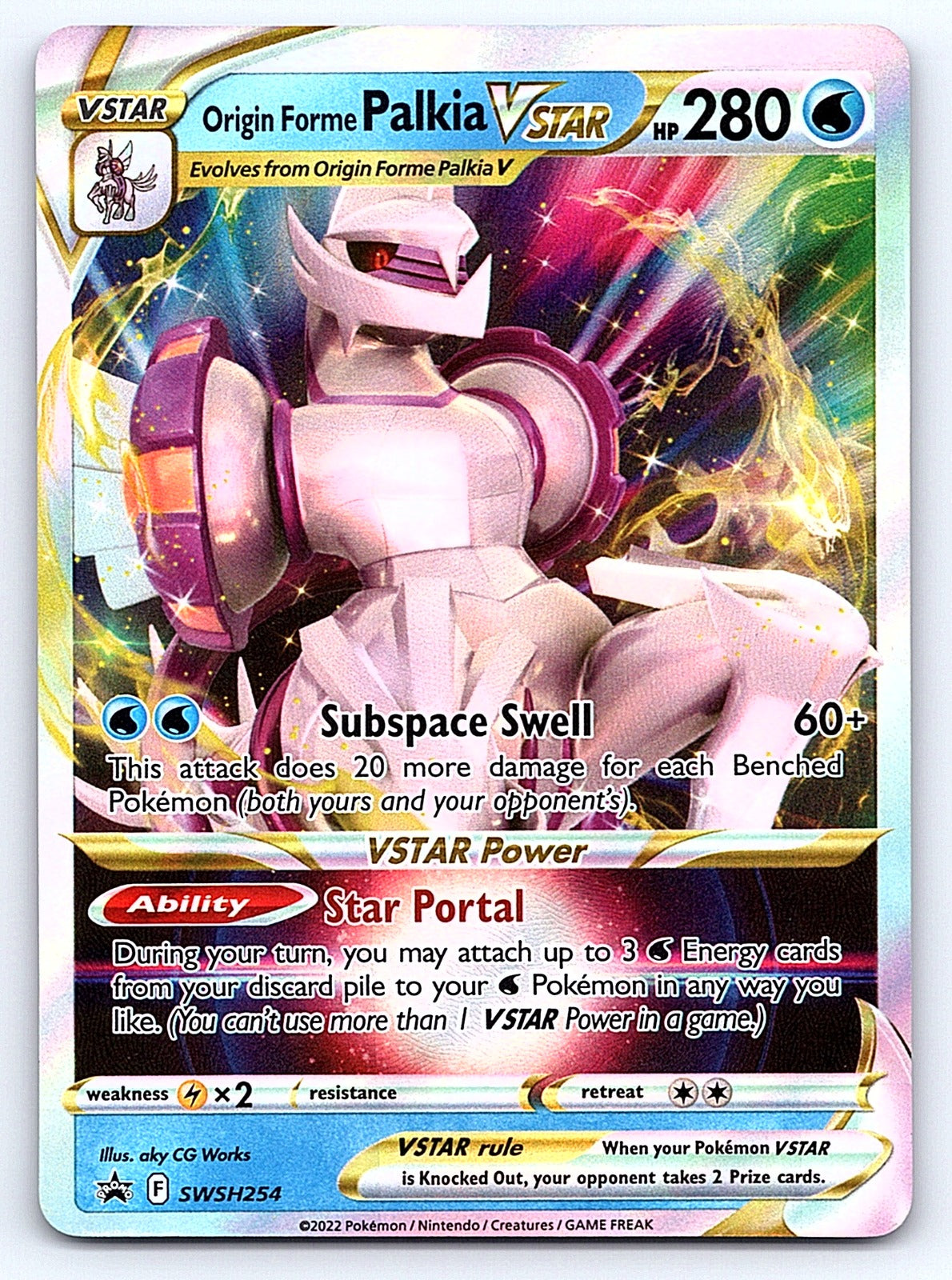 Origin Forme Palkia VSTAR SWSH254 – SWSH: Sword & Shield Promo Cards