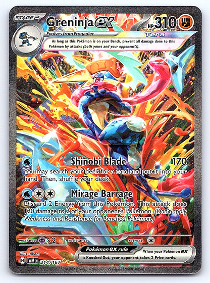 Greninja ex 214/167 – SV06: Twilight Masquerade