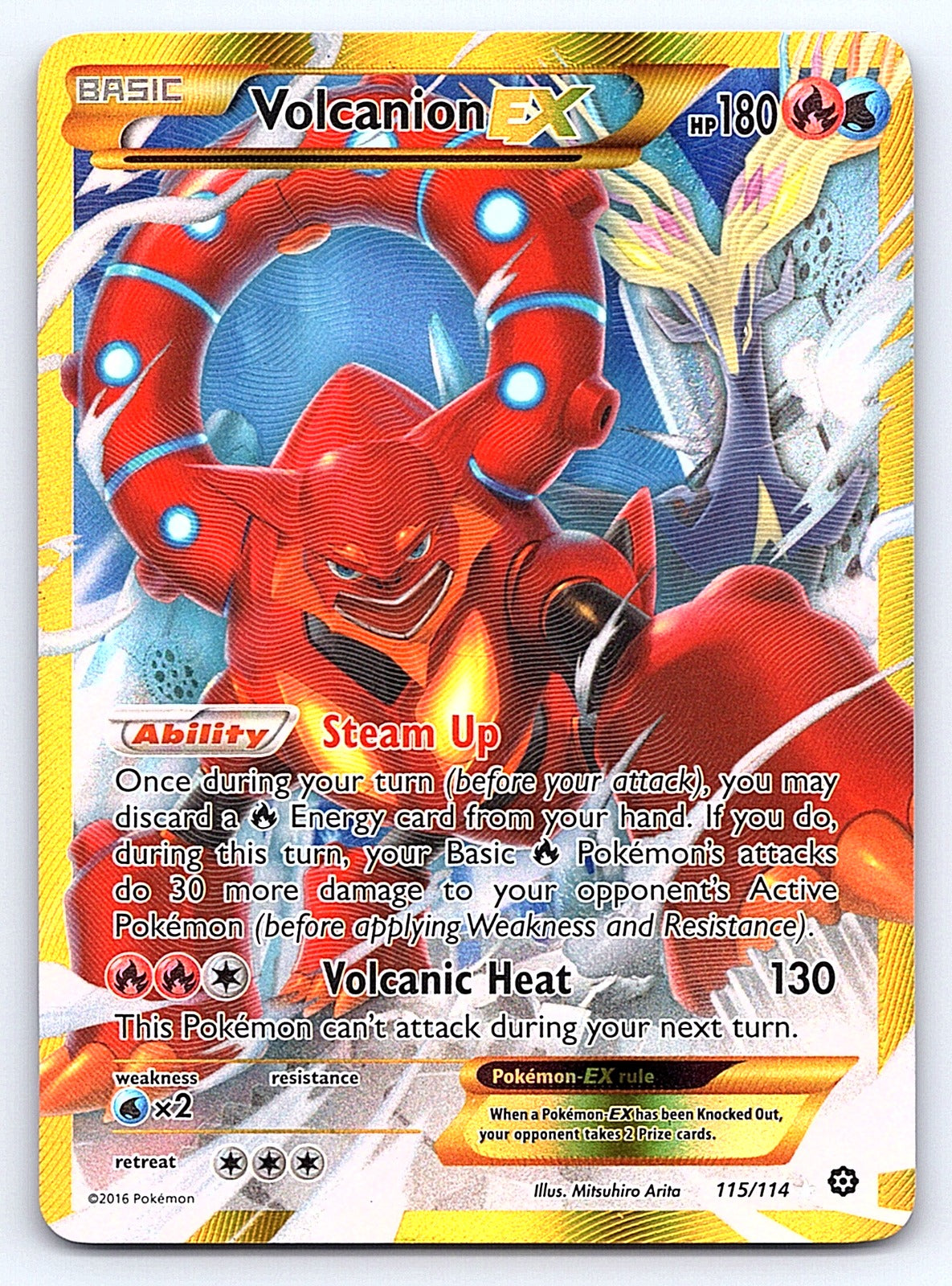 Volcanion EX (Secret) 115/114 – XY - Steam Siege