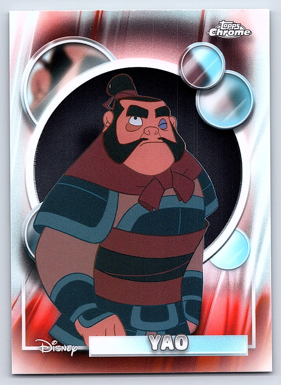 Yao #130 Base — Topps Chrome Disney