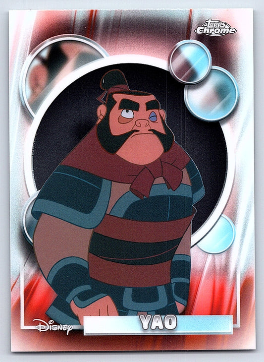 Yao #130 Base — Topps Chrome Disney