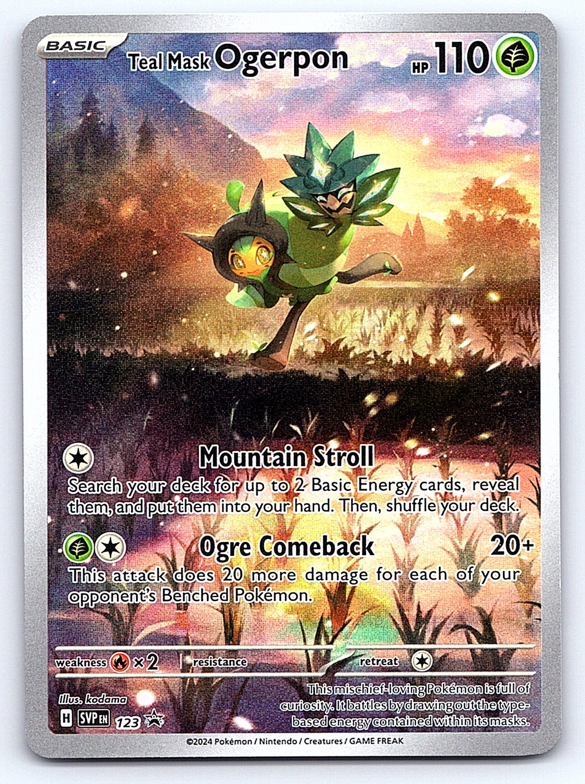 Teal Mask Ogerpon 123 – SV: Scarlet & Violet Promo Cards