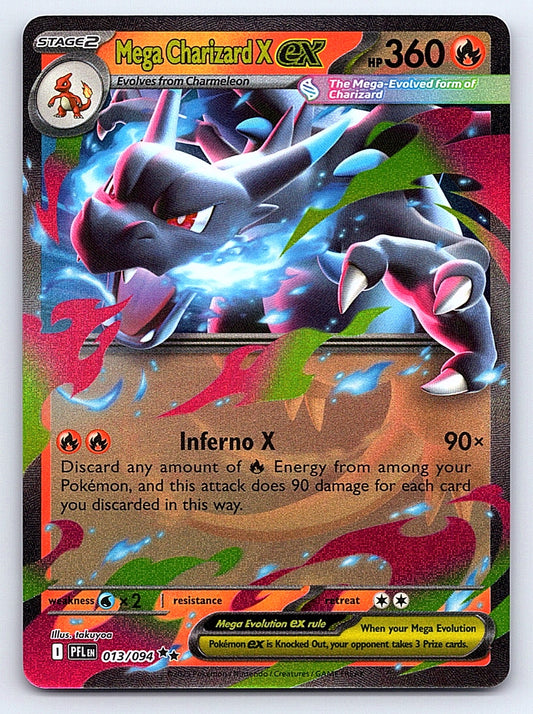 Mega Charizard X ex 013/094 – ME02: Phantasmal Flames