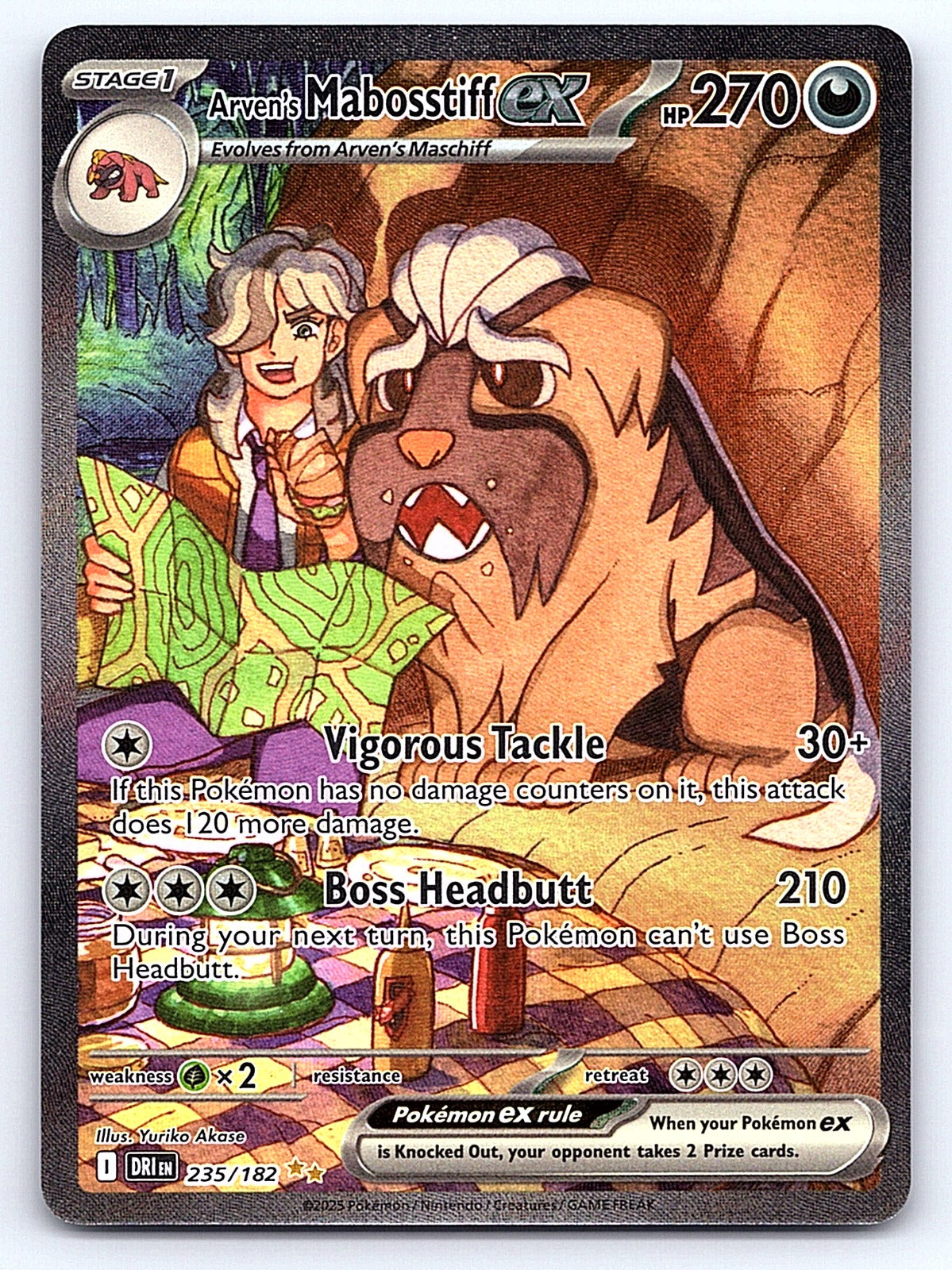 Arven's Mabosstiff ex 235/182 – SV10: Destined Rivals