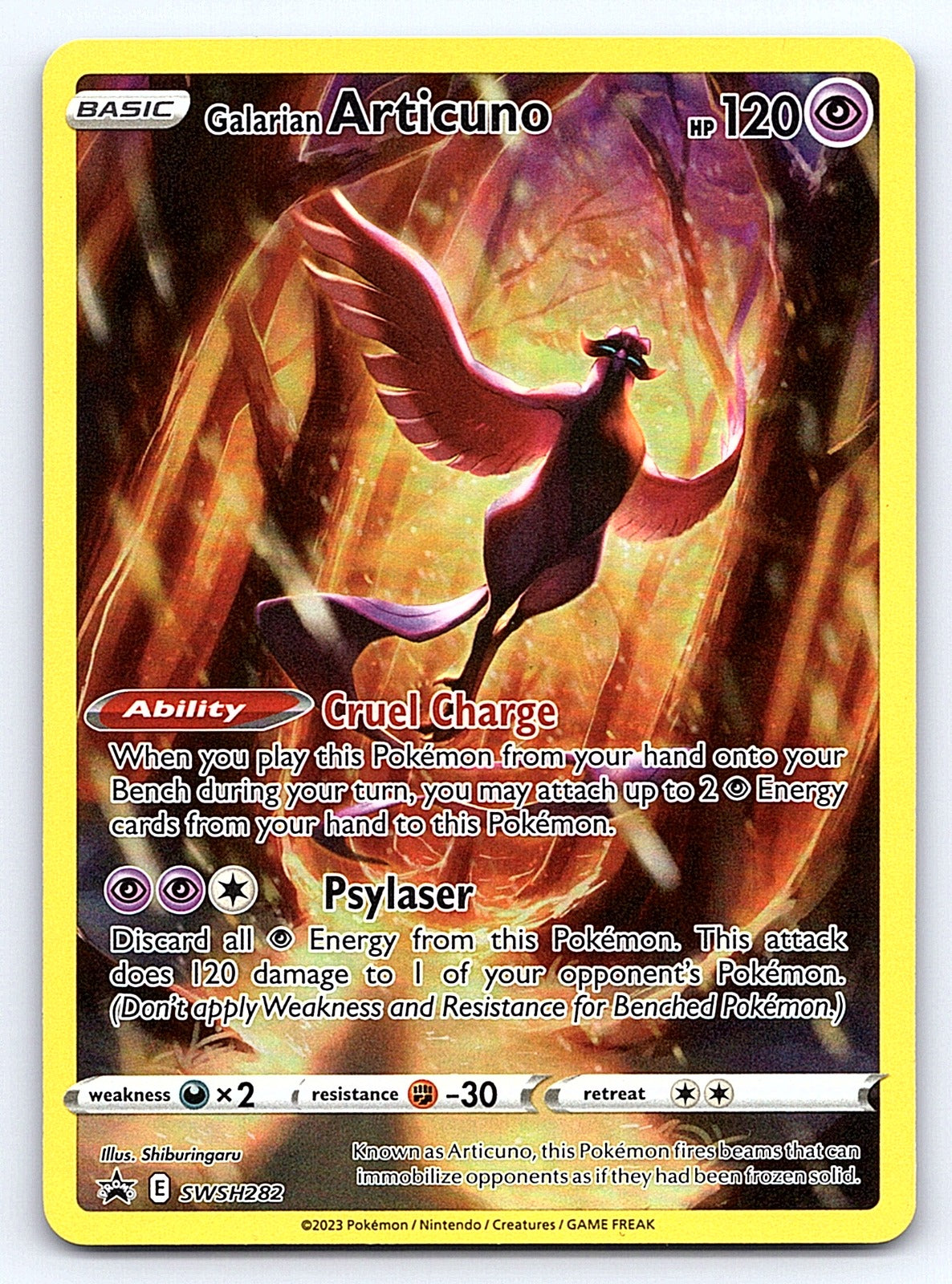 Galarian Articuno SWSH282 – SWSH: Sword & Shield Promo Cards