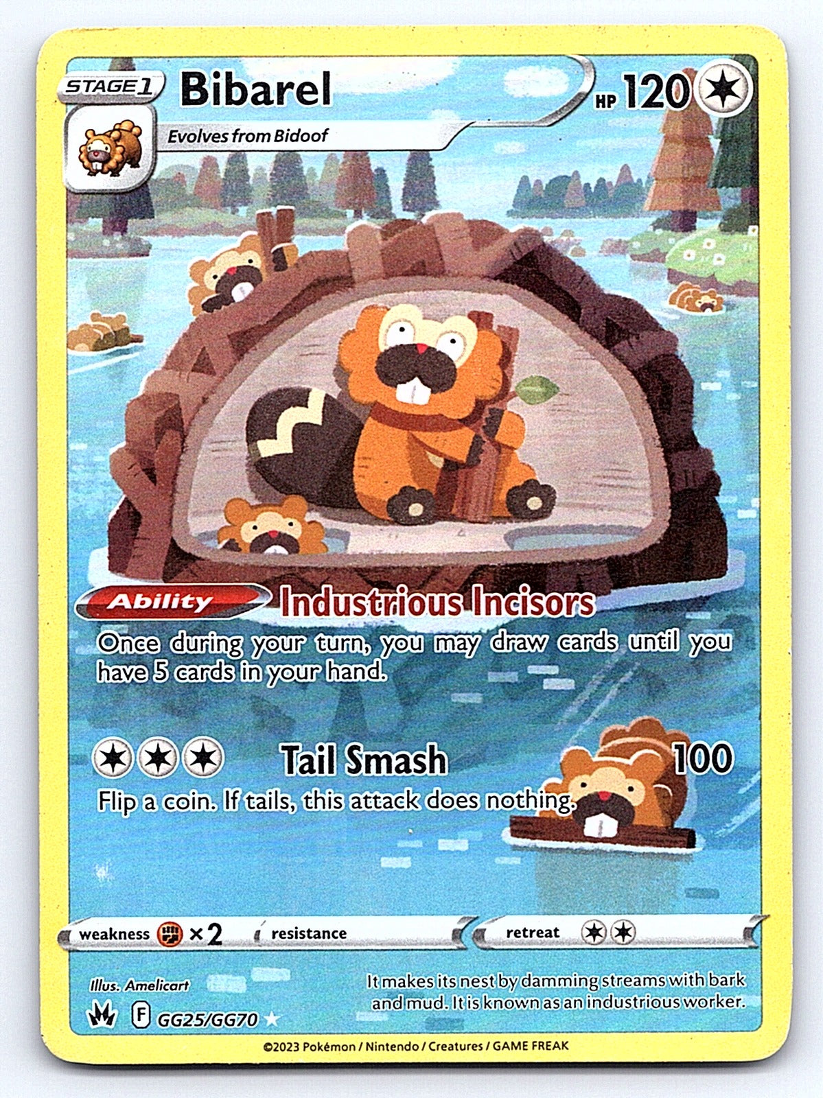 Bibarel GG25/GG70 – Crown Zenith: Galarian Gallery