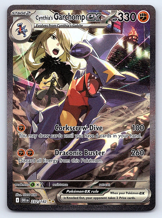Cynthia's Garchomp ex 232/182 – SV10: Destined Rivals
