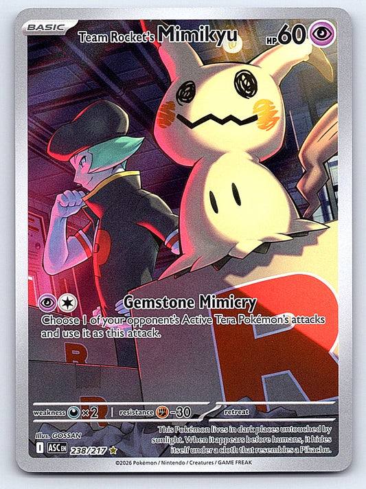 Team Rocket's Mimikyu 238/217 – ME: Ascended Heroes
