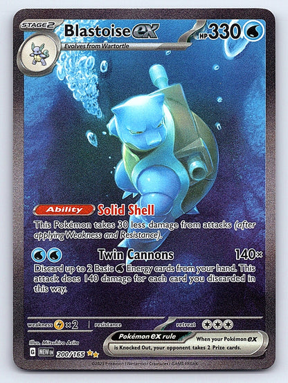Blastoise ex 200/165 – SV: Scarlet & Violet 151