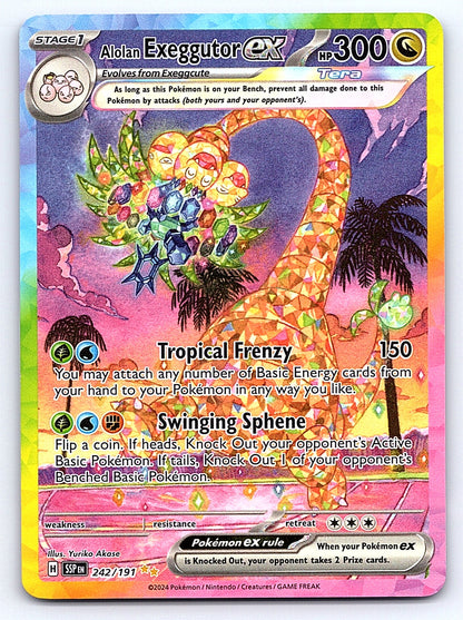 Alolan Exeggutor ex 242/191 – SV08: Surging Sparks