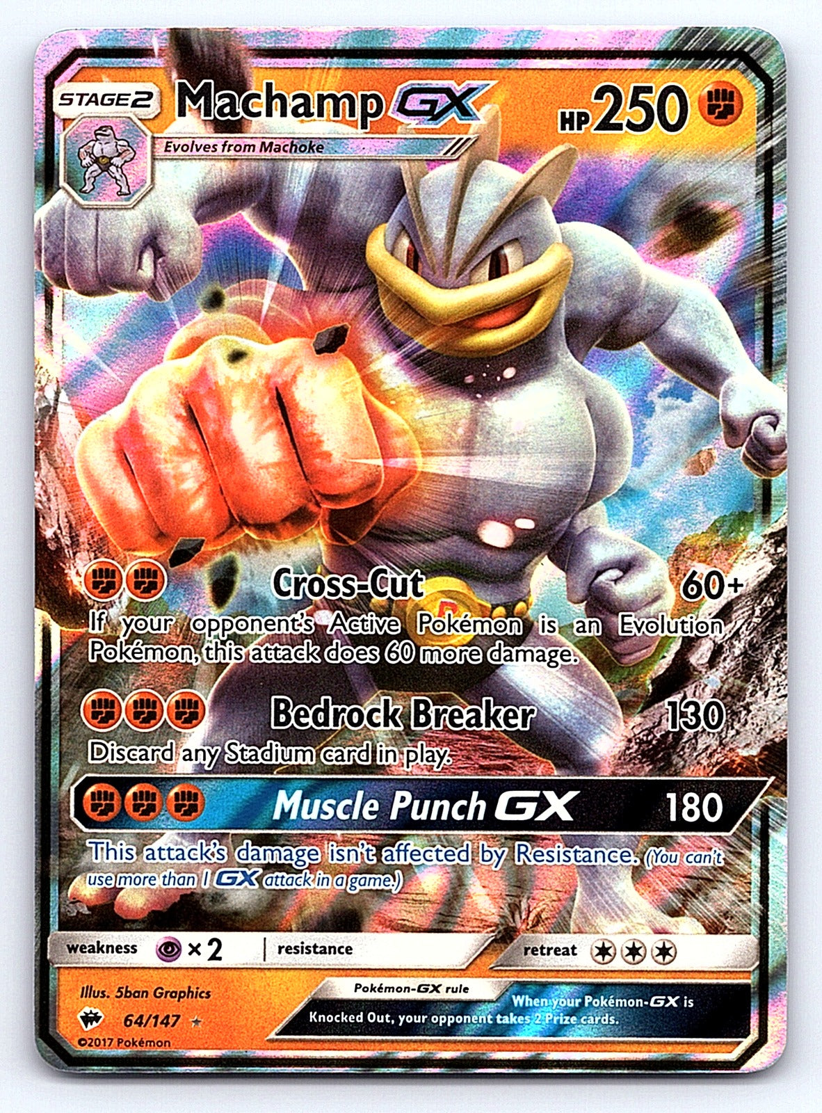 Machamp GX 64/147 – SM - Burning Shadows