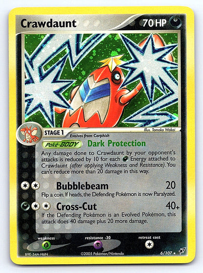 Crawdaunt 6/107 – EX Deoxys