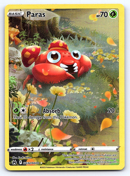 Paras GG32/GG70 – SWSH: Crown Zenith: Galarian Gallery