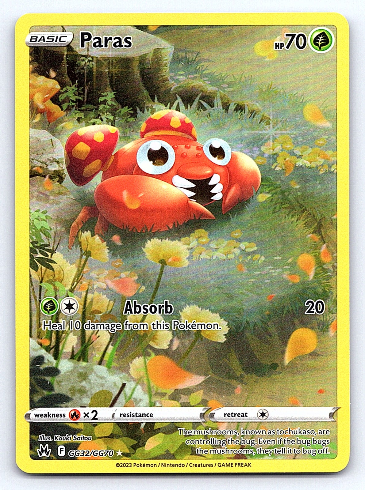 Paras GG32/GG70 – SWSH: Crown Zenith: Galarian Gallery