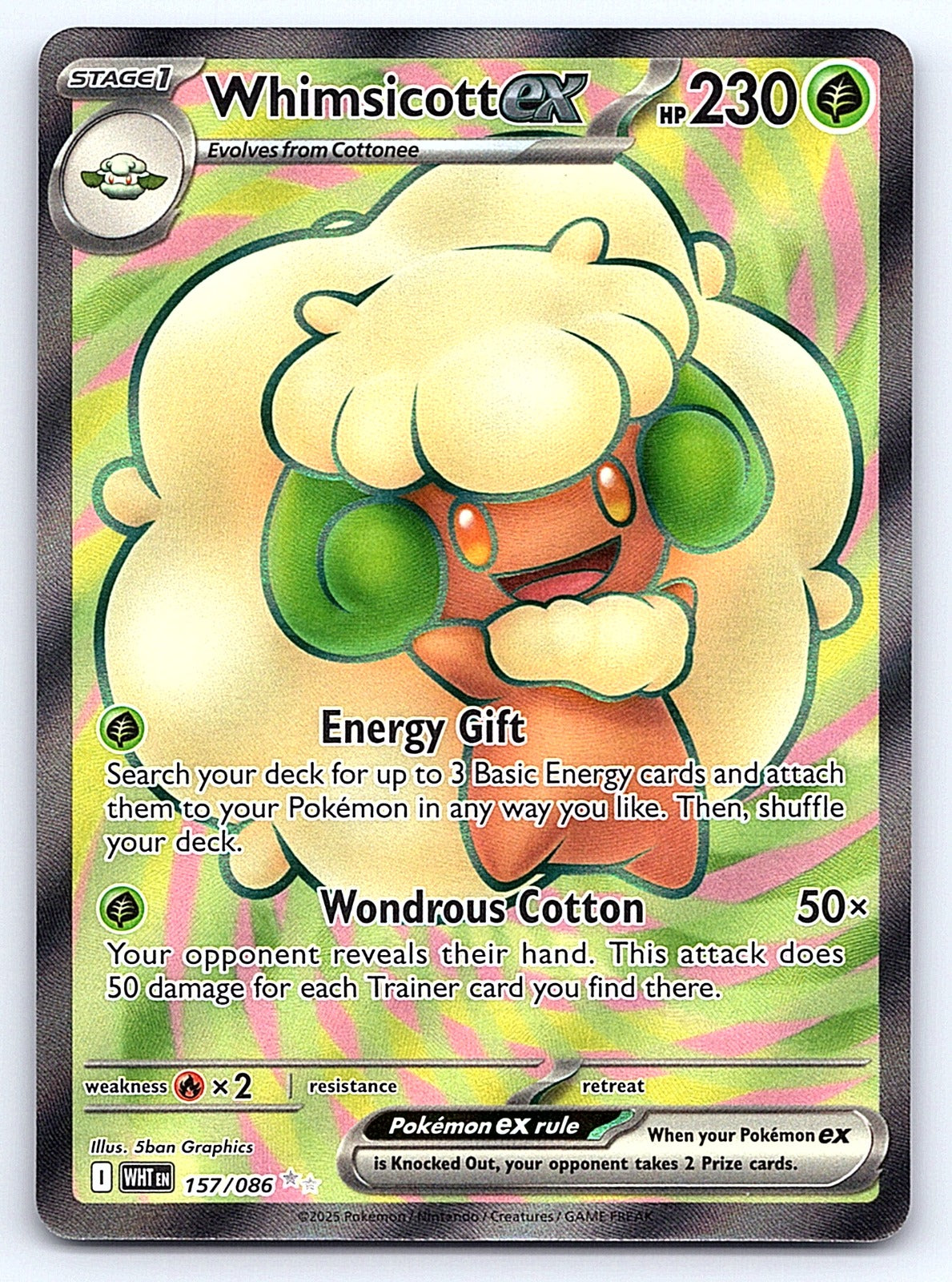 Whimsicott ex 157/086 – SV: White Flare