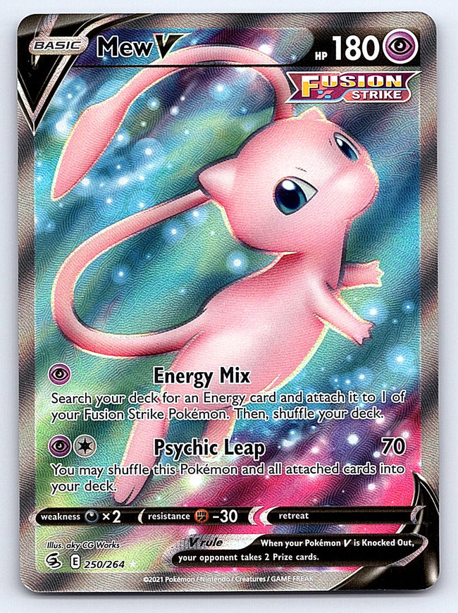Mew V (Full Art) 250/264 – SWSH08: Fusion Strike