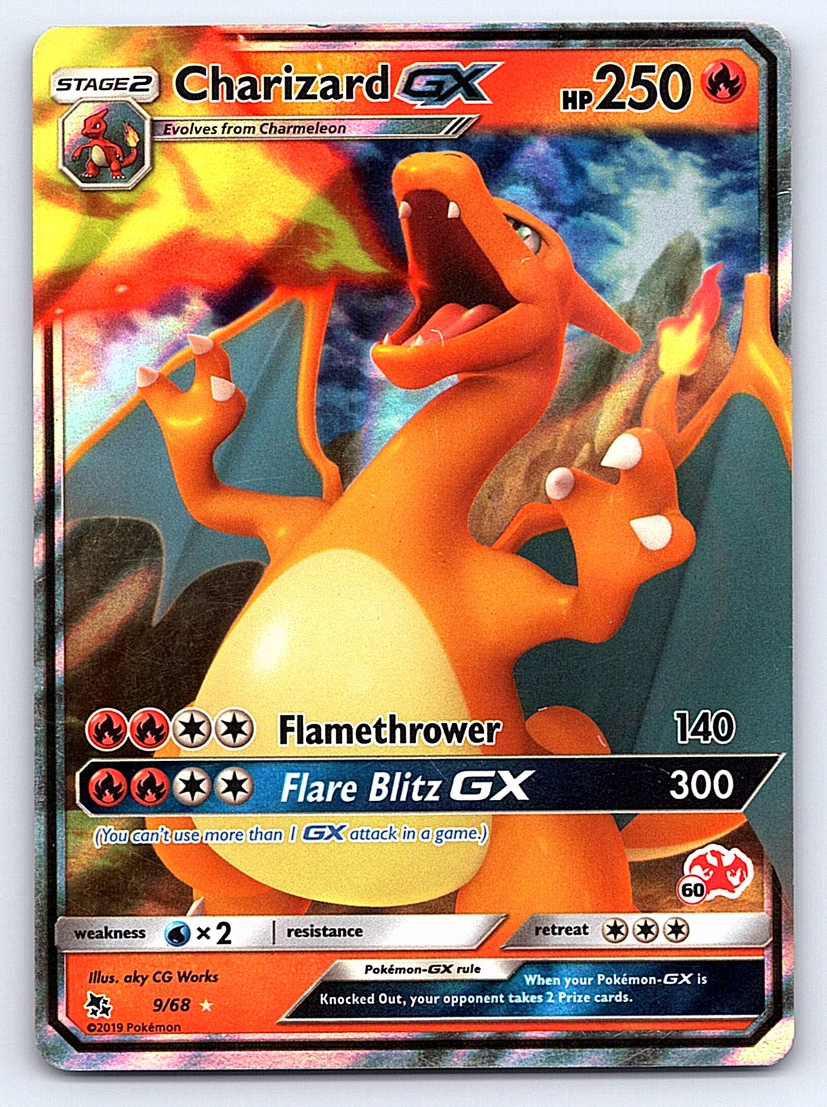 Charizard GX 9/68 – Hidden Fates