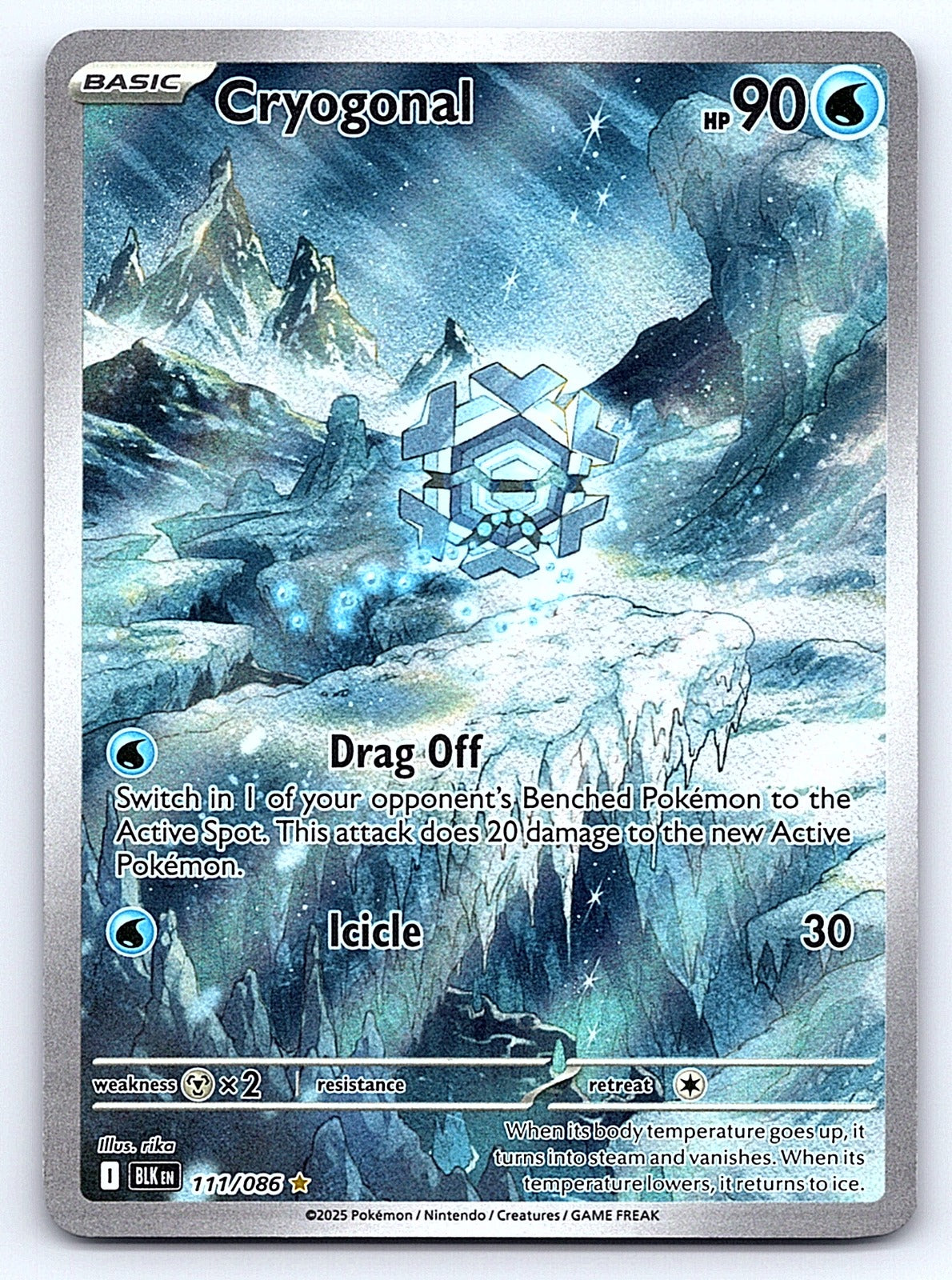Cryogonal 111/086 – SV: Black Bolt