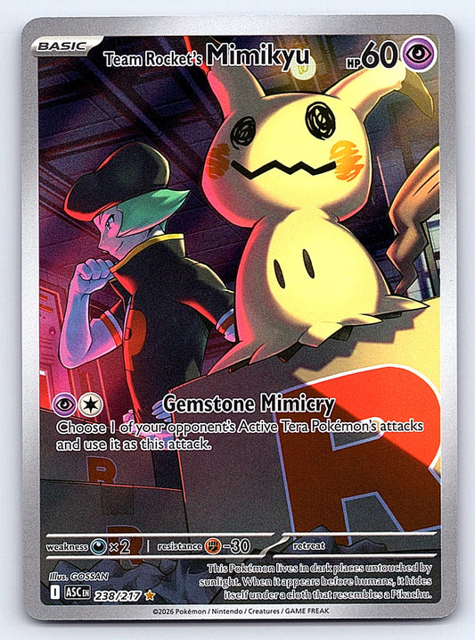 Team Rocket's Mimikyu 238/217 – ME: Ascended Heroes