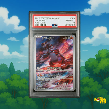 Groudon 069/062 – SV3a: Raging Surf – PSA 10