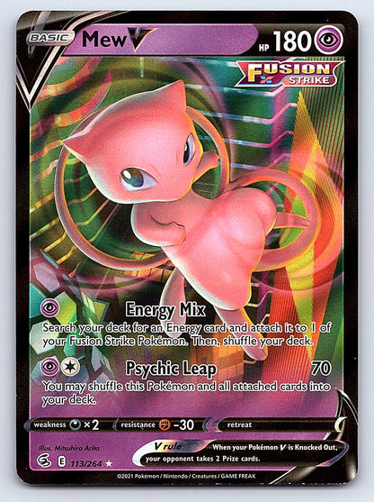 Mew V 113/264 – SWSH08: Fusion Strike