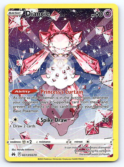 Diancie GG13/GG70 – SWSH: Crown Zenith: Galarian Gallery