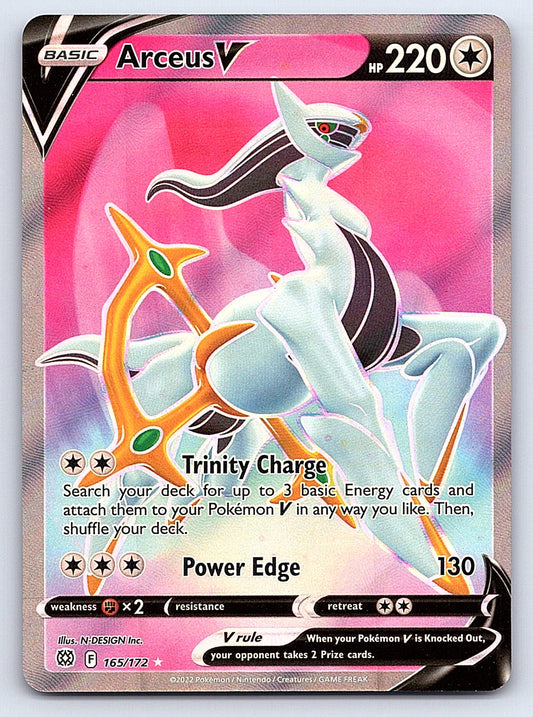 Arceus V (Full Art) 165/172 – SWSH09: Brilliant Stars
