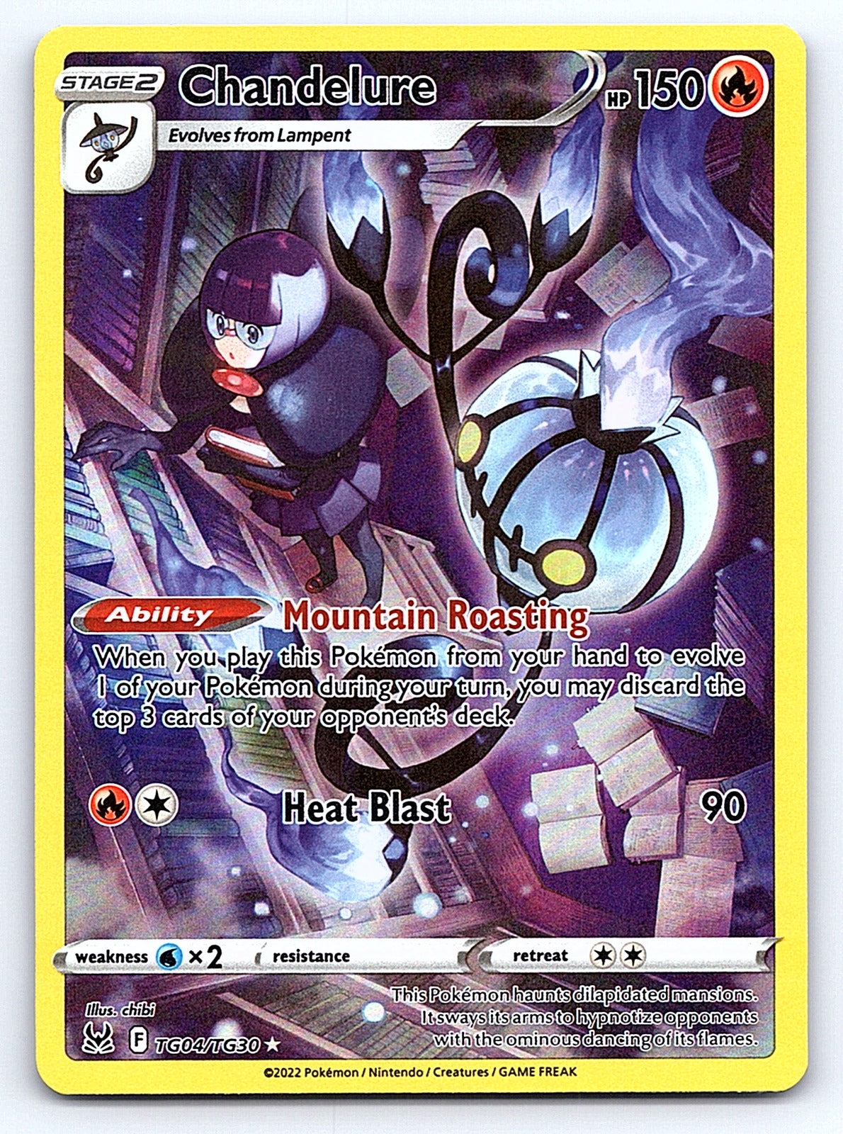 Chandelure TG04/TG30 – SWSH11: Lost Origin Trainer Gallery