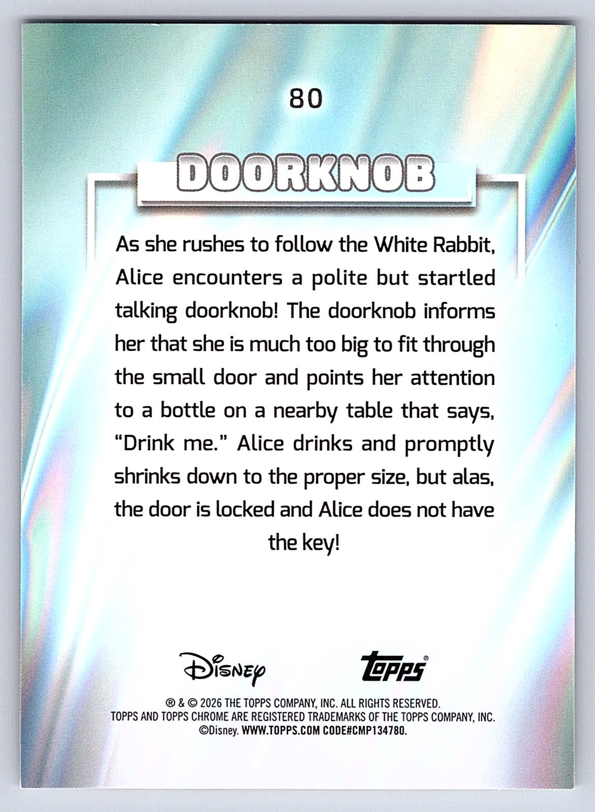 Doorknob #80 Base — Topps Chrome Disney