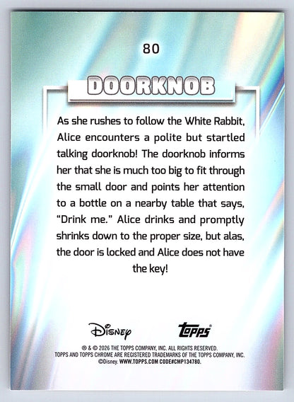Doorknob #80 Base — Topps Chrome Disney