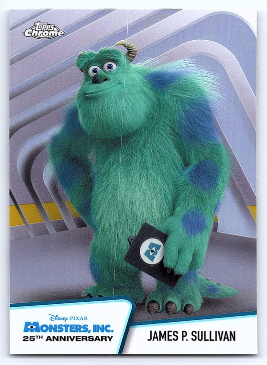 James P. Sullivan #MI 1 Monsters Inc. 25th Anniversary — Topps Chrome Disney Mon