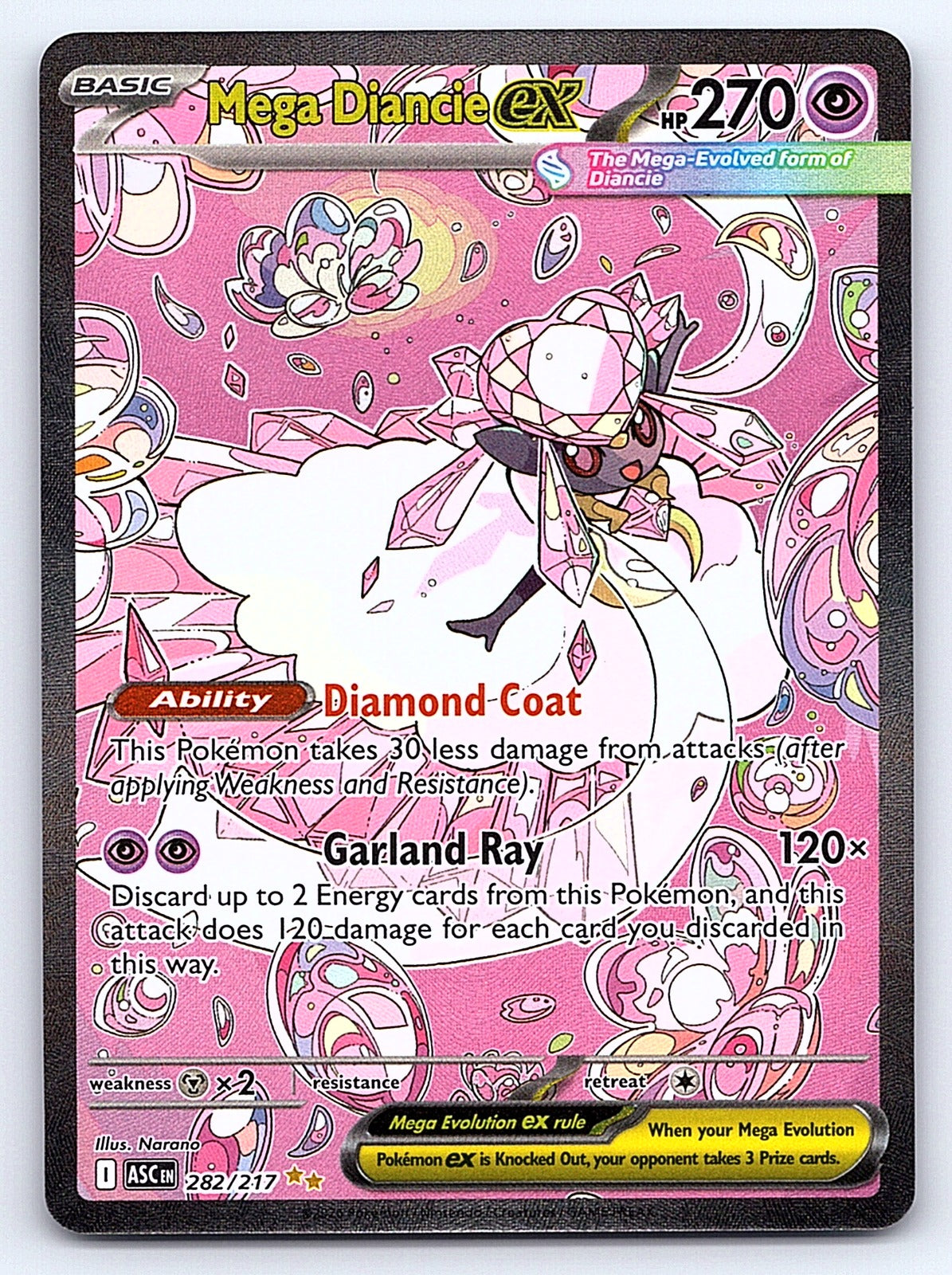 Mega Diancie ex 282/217 – ME: Ascended Heroes
