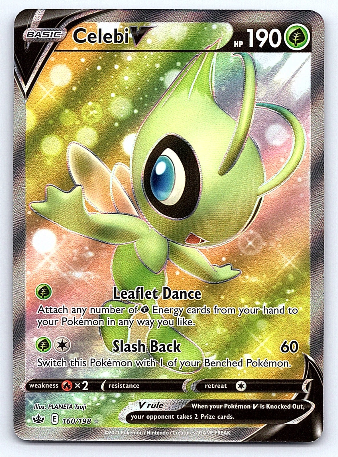 Celebi V (Full Art) 160/198 – SWSH06: Chilling Reign