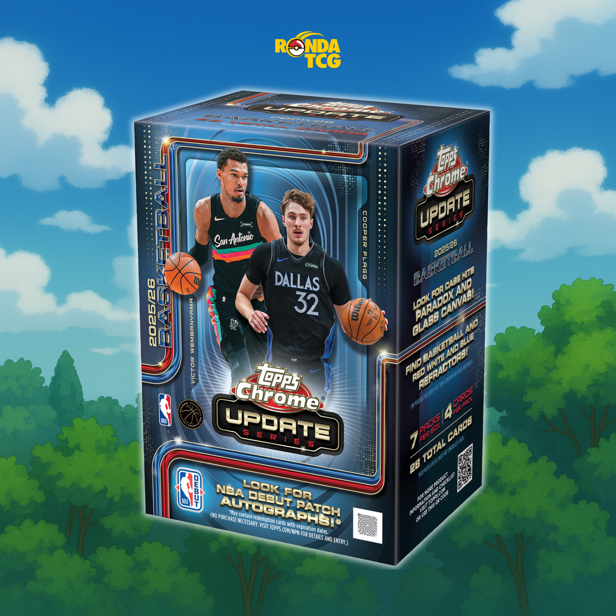 2025-26 Topps Chrome Updates Basketball Value Box