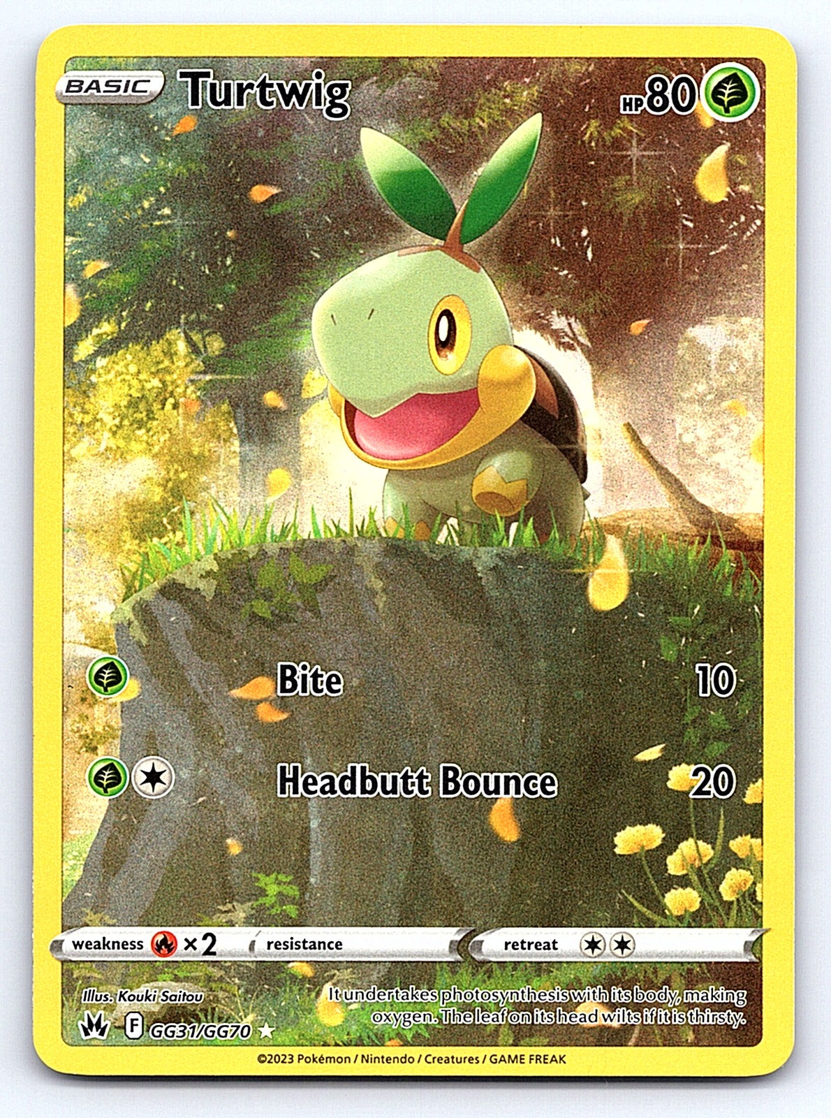 Turtwig GG31/GG70 – SWSH: Crown Zenith: Galarian Gallery