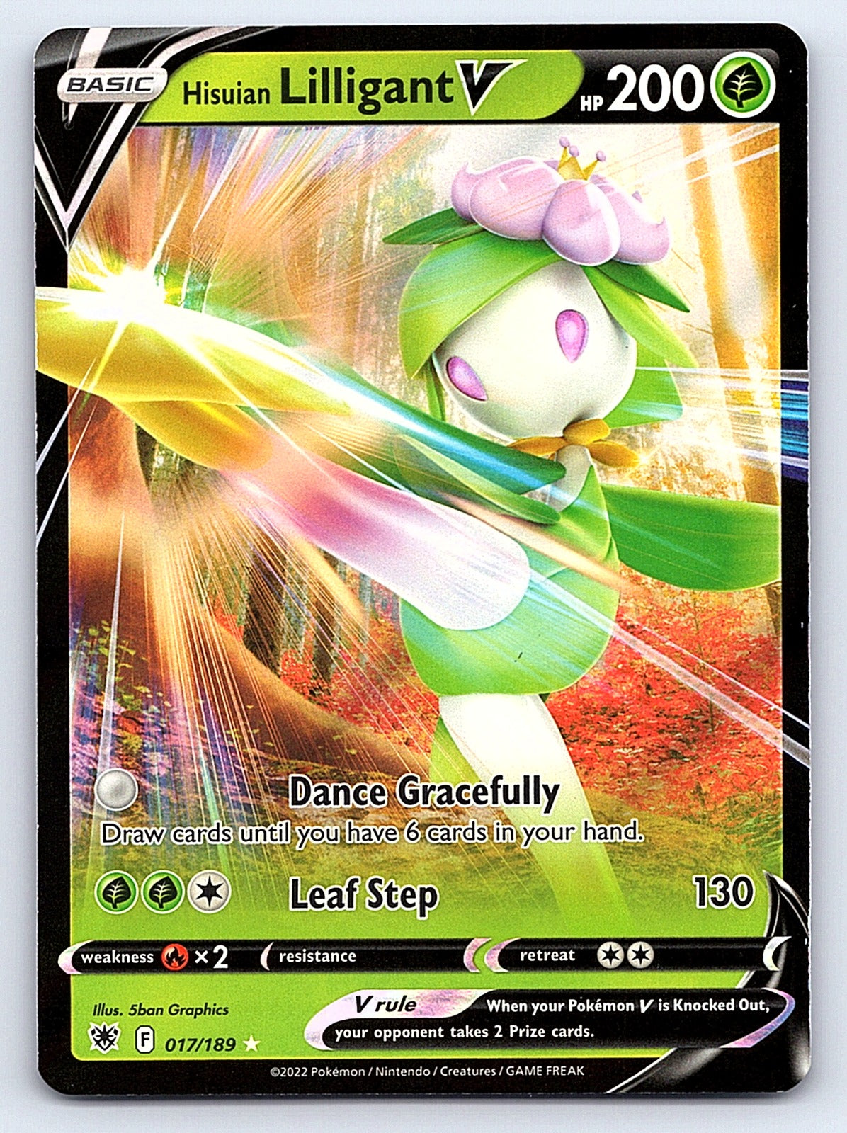 Hisuian Lilligant V 017/189 – SWSH10: Astral Radiance