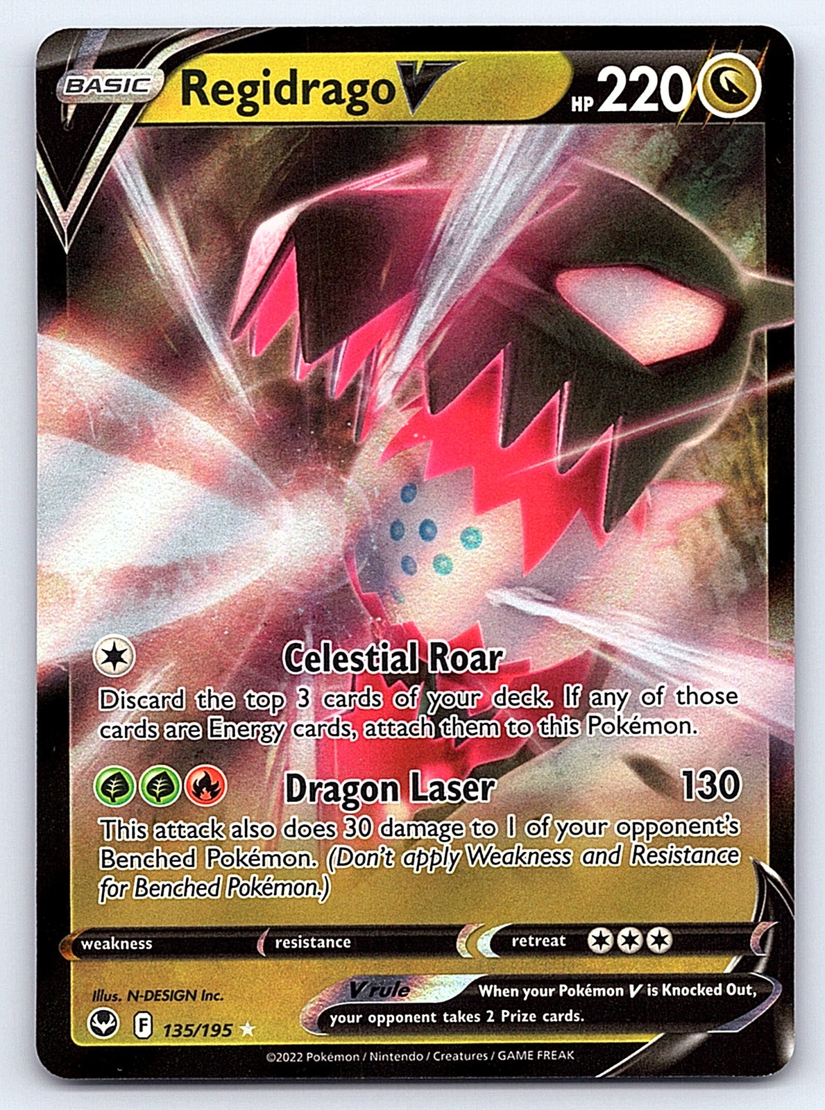 Regidrago V 135/195 – SWSH12: Silver Tempest