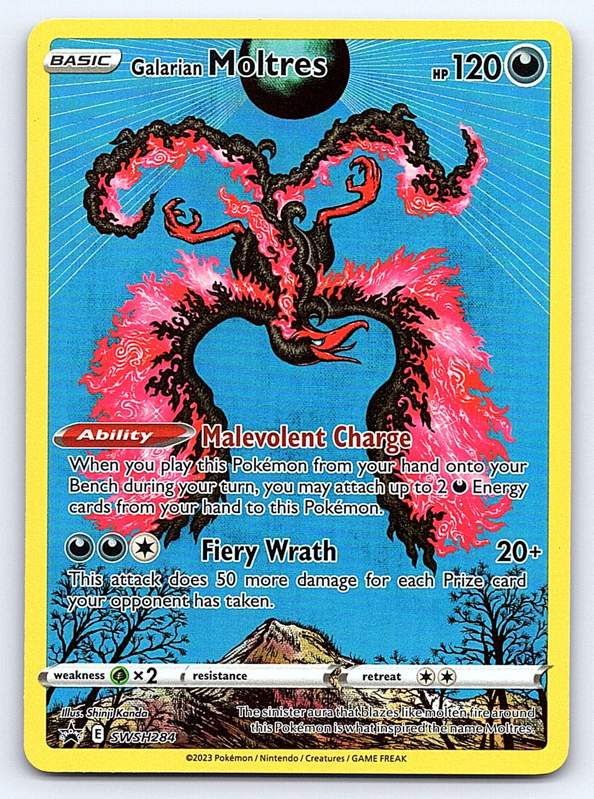 Galarian Moltres SWSH284 – SWSH: Sword & Shield Promo Cards
