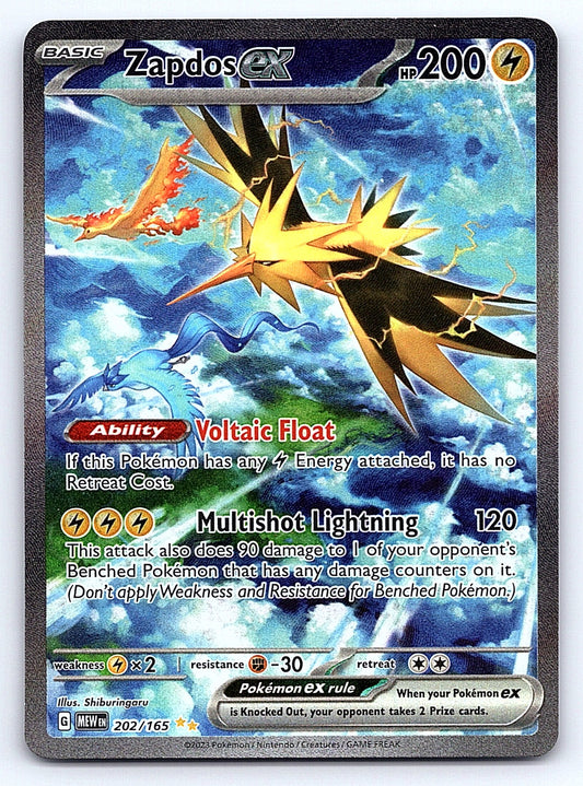 Zapdos ex 202/165 – SV: Scarlet & Violet 151